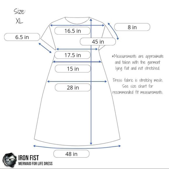 IRON FIST/DOLLS KILL MERMAID FOR LIFE LAYERED MESH DRESS IN BLACK HALLOWEEN MIDI - Picture 14 of 16